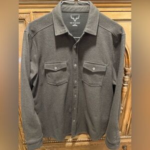 Age of Wisdom Heavy Flannel Button Down - Brown - Men’s Large